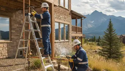 Plumber repairing a leak in Salt Lake City, UT for plumbing repair services