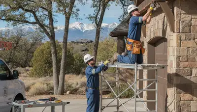 Salt Lake City plumber repairing a leak for a residential plumbing service