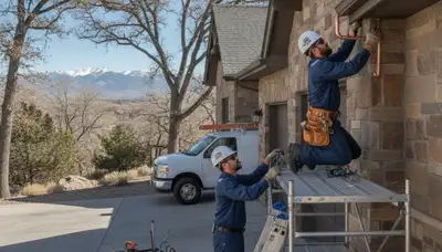 Plumber repairing a pipe in Salt Lake City, UT for reliable plumbing service