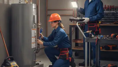 Plumber repairing a pipe in Salt Lake City, UT home to prevent leaks and freeze damage