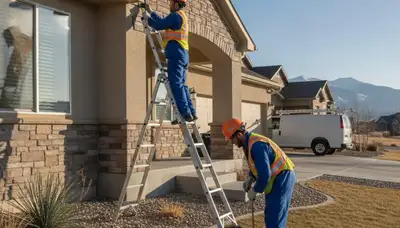 Plumber repairing a leak in Salt Lake City, UT for reliable plumbing service