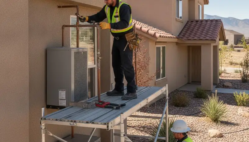 Salt Lake City, UT plumber repairing a residential plumbing leak