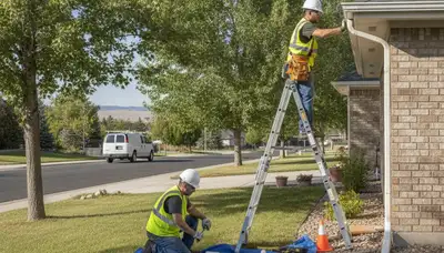 Plumber repairing a sink in Salt Lake City, UT for reliable plumbing repair services